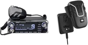 Uniden BEARTRACKER 885 Hybrid Full-Featured 40-Channel 4-Watt CB Radio + Digital TrunkTracking Police/Fire/Ambulance Scanner Bundle with BC906W Wireless CB Microphone Speaker