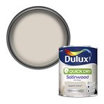 Dulux Quick Dry Satinwood Paint For Wood And Metal - Egyptian Cotton 750Ml