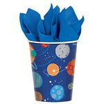 Amscan International Amscan 582278 266ml Paper Cups 8 Pack Blast Off, Colour