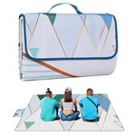 DanCoom Picnic Blanket, Foldable Waterproof Sand Mat,200 x 200CM Extra Large Picnic Blanket,Outdoor Mat Beach Blanket for Camping Hiking Travel Family Concerts