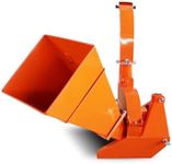 SinolinK 4-Inch PTO Wood Chipper, 3-Point Hitch Shredder for Compact Tractors Under 45HP, Heavy Duty Wood Crusher with PTO Shaft, Gravity Self-Feed Design