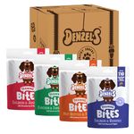 Denzel's Bites, Natural Dog Treats - Soft Baked Dog Training Treats - Variety Pack - Mix of Healthy Dog Treats (Pack of 4)