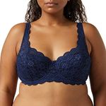 Triumph Women's Amourette 300 WHP X, Wired Padded Bra, DEEP WATER