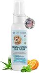 We Love Doodles Dog Dental Spray | Organic Dental Solutions Plaque & Tartar Control Spray | Natural Oral Care Dog for Healthy Teeth & Gums, Freshens Breath Spray | 4oz