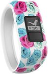 Garmin Vivofit Jr. Daily Activity Tracker for Kids - Real Flower (White with Flower Pattern)