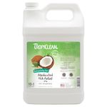 TropiClean Dog Shampoo Grooming Supplies - Medicated Itch Relief Cat & Dog Shampoo for Itchy Skin & Allergies - Derived from Natural Ingredients - Used by Groomers - Oatmeal & Tea Tree, 3.8L