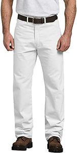 Dickies Men's Relaxed-fit Painter's Utility Pant, White, 32W x 32L