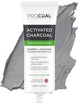 Charcoal Face Masks Skincare for Men and Women 70ml by Procoal - Clay Mask Targets Clogged Pores, Impurities, Toxins & Excess Oil, 100% Recyclable Packaging, Cruelty-Free - Made in UK