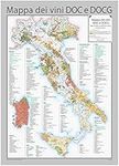 Italy DOC and DOCG Wines Wall Map -