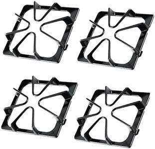 W10447925 Stove Grates Replacement Parts for Whirlpool Surface Burner Grates Whirlpool Gas Stove Parts Range Grates Kenmore Maytag Amana Inglis Kirkland Stove Top Grates Cast Iron Oven Grates 4 Pcs