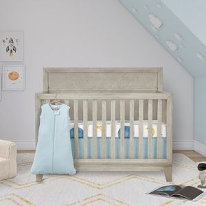 Buybuy Baby by Evolur Space Adventure 3 Piece Crib Bedding Set, Machine Washable, Soft and Breathable Toddler Bedding Set, Includes Fitted Sheet, Wearable Blanket and Crib Skirt