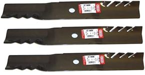 3 Gator Fusion 3-in-1 Mulching Blades - Compatible with: John Deere M115496, M111532, M114582, M113518, M115329, M135590, M76467, GY20569 (Set of 3)