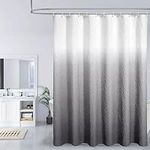 MitoVilla Grey Ombre Shower Curtain