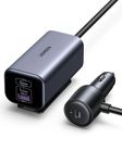 UGREEN 150W USB C Car Charger PD140W Car Charger Adapter Fast Charging 4-Port Cigarette Lighter USB Charger Multi Port Compatible with iPhone 16/15/14/13 Series, Galaxy, iPad, Tablet, Laptop