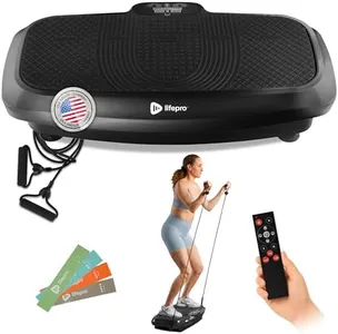 LifePro Turbo 3D Vibration Plate Exercise Machine - Dual Motor Oscillation, Pulsation 3D Motion Vibration Platform - Full Whole Body Vibration Machine for Home Fitness