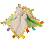 Mary Meyer Taggies Stuffed Animal Security Blanket, 33 x 33-Centimetres, Sherbet Lamb