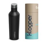 Klooper Insulated Bottle Black Chrome, 700ML|Stainless Steel 304 Bottle|Thermosteel Hot and Cold Steel Water Bottle | Kids Bottle |Sports Bottle | Gym Bottle |Travel Bottle