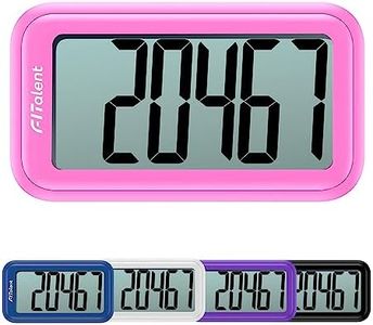 Pedometer for Walking, Super Portable Accurately Pedometer for Kids Women Seniors, 3D Step Counter for Walking, Digital Step Tracker with Clip Lanyard, Pink