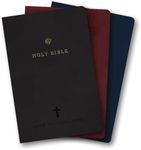 Personalized ESV Bible English Standard Version Trutone Faux Leather Holy Bible with Custom Name Includes Up to 3 Rows of Text, Custom Gift for Christian & Religious Celebrations | Black