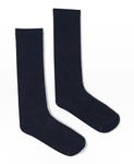 Jockey Kids Knee Length Cotton Socks 7902_Navy_9-10 Yrs