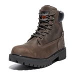 Timberland PRO Men's Direct Attach 6 Inch Steel Safety Toe Waterproof Insulated Work Boot, Brown, 7
