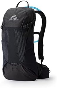Gregory Salvo 8L H2O Unisex Day Hiking/Backpacking Hydration/Mountain Biking Backpack, 3L Water Reservoir/Bladder Included, One Size Fits All, Ozone Black