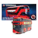 Airfix QUICKBUILD Model Vehicle Kit - Routmaster Bus Building Kit for Kids 6+, Construction Toys for Boys & Girls, No Glue Model Making - Classic Vehicle Gifts Plastic Model Kits