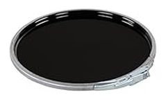 Vestil LID-STL-LL-UN Steel UN Rated with Lever Lock Pail Lid, for 5 Gallon, Black