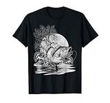 Fishing Anglers Fish Island Surreal Funny Carp Fisherman T-Shirt