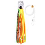 OROOTL Trolling Lures Saltwater Fishing Lures for Marlin Tuna Mahi Dolphin Wahoo Durado Shark Big Game Ocean Fishing Lures Octopus Squid Skirts Rigged Hooks Offshore Deep Sea Fishing Lures Gear