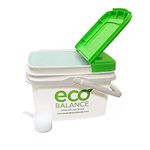 ECO Balance 18-EBB Centrifugal Force Tire/Wheel Balancing Beads - Off-Road Vehicles, Light Duty Truck Tires, (1) 18lb Bucket of Balance Bead and 2oz Scoop