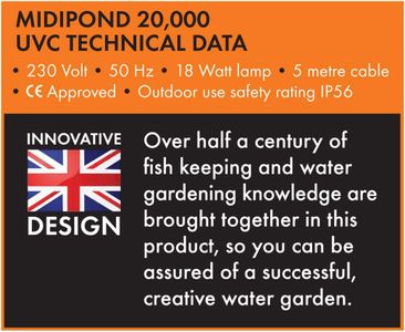 Blagdon Midipond Box Filter System with UV Clarifier – Large Pond, 20,000L