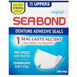 SEA-BOND Denture Adhesive Seals Uppers Original 15 ea (Pack of 5)