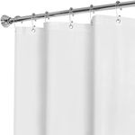 MAYTEX Shower Liner, Vinyl, White, 72 x 72 Inches