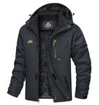 TACVASEN Men Jackets Winter Jackets for Men Waterproof Jacket Mens Hooded Warm Windproof Jacket