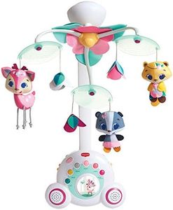 Tiny Love Soothe 'n Groove Mobile, Mobile musical 2-en-1 lit bébé, 0 mois+, boîte à musique portable, Stimulation visuelle, 18 mélodies, 40 minutes de musique continue, Tiny Princess Tales