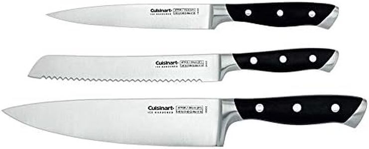 Cuisinart Knife Set 3 Piece Knife Set, Black, 47928