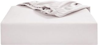 Soroor® Bedding & Linen | Microfibre Single Fitted Sheet, White - Deep Pocket 12 inch (30 cm) | Super Soft Fabric, Easy Care, Strong Elastic Hem Bed Sheet | 120 x 190 x 30 cm (UK Small Double / 4FT)