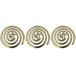 Remedywala Vastu Brass Helix for North West Direction Remedy [11CM Approx] (3 Pieces)