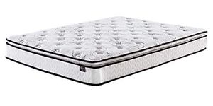 Ashley Furniture Signature Design - 10 Inch Bonnell Pillow Top Mattress - Queen Size - White