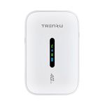 Trenzu 4G/5G WiFi Dongle | Upto 150Mbps, 4000mah, 20hrs, 10 Devices, Support All Sim Airtel, Jio | Plug & Play Portable WiFi Hotspot Device | Wireless Data Card Stick for Travel | Sim Adapter Included