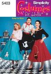 Simplicity Sewing Pattern 5403 Misses Costumes, R5 (14-16-18-20-22)