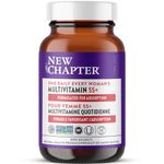 New Chapter Women's Multivitamin 50 Plus for Cellular Energy, Heart & Immune Support with 20+ Nutrients + Astaxanthin - Every Woman's One Daily 55+, Gentle on The Stomach, 60 Count