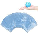 200 Pcs Shrink Wrap Bags, 6x4 Inch PVC Heat Shrink Wrap Clear Small Shrink Bags Heat Seal Gift Packing Packaging Film for Soaps Bath Bombs and DIY Crafts