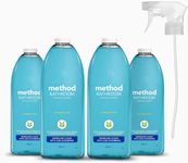 Method Bathroom Cleaner Spray, 828ml (Pack of 4)