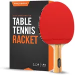 PRO SPIN Ping Pong Paddle - High-Performance Table Tennis Racket | Ping-Pong Paddle for Indoor & Outdoor Games (Single Paddle)