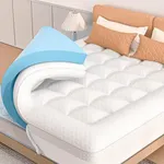 AprLeaf Pillow Top Mattress Topper 