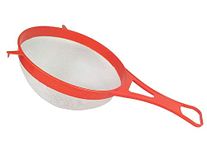 Kuber Industries Plastic Soup & Juice Strainer/Liquid Filter-15 (Set of 1, Red) -KUBMART3301