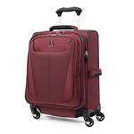 Travelpro Maxlite 5 Softside 2pc Set Expandable Carry On Luggage with 4 Spinner Wheels/Soft Underseat Tote, Lightweight Suitcase, Men and Women, Burgundy, Carry-on 19-Inch, Maxlite 5 Softside