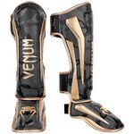 Venum Elite Shin Guards - Dark camo/Gold - XL